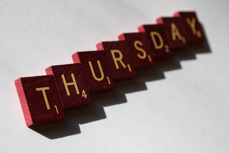 A Word About THAT Thursday …