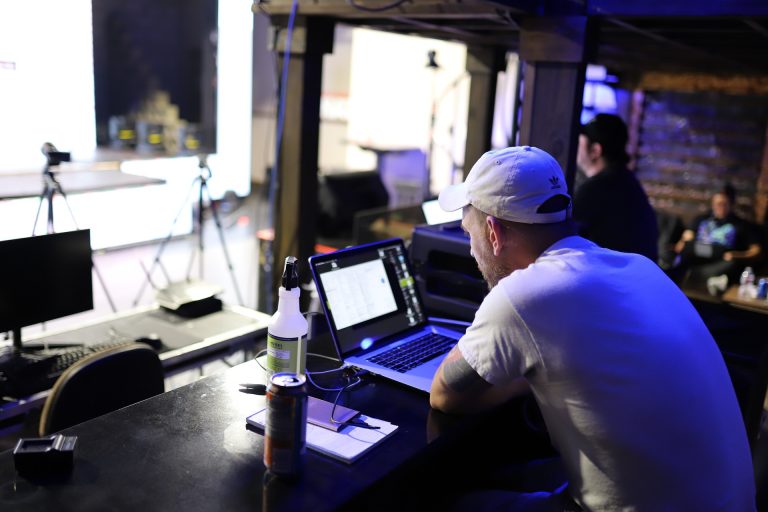 backstage